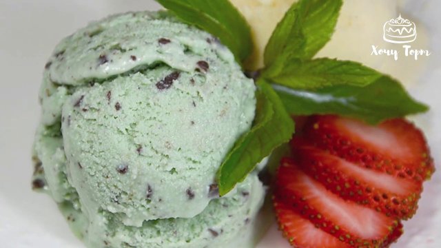 Мороженое МЯТА-ШОКОЛАД ?? Мятное мороженое с Шоколадной крошкой БЕЗ мороженицы. Мороженое с мятой