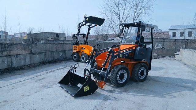 Классный Мини погрузчик АТ-350М! ? #погрузчик #минипогрузчик #техника #new