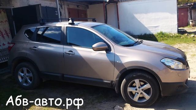 Установка багажника на крышу Nissan Qashqai