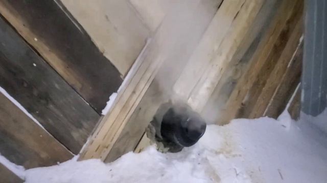 отопление гаража на севере / газовый конвектор/