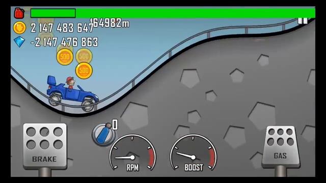 Конец мира в android игре HILL CLIMB RACING | проехал 385 000 метров | мировой рекорд