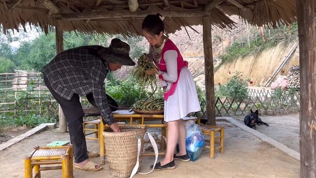 Sell pigs, Harvest Cowpeas go to the market to sell, build a warehouse, Vàng Hoa, king kong amazo