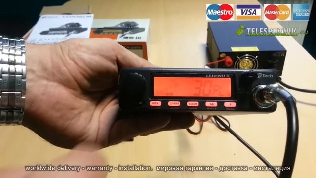 RĀCIJAS M-TECH LEGEND 3 Review CB RADIO Обзор www.Telesputnik.eu