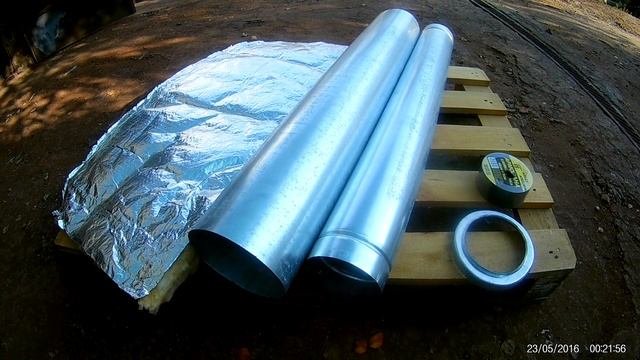 Дымоходная сэндвич труба.
