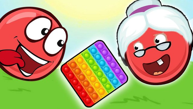 Новый КРАСНЫЙ ШАР, Шарик спасает бабушку, мультик игра летсплей #80