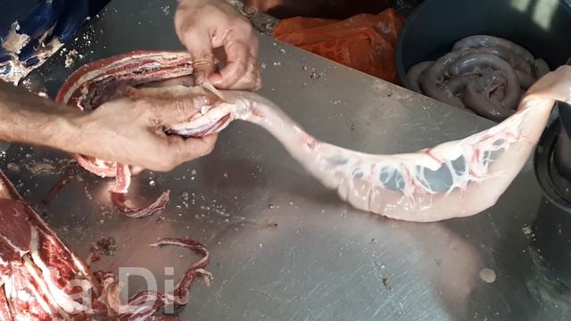 Казы традиционная колбаса из мяса конины тюркский деликатес