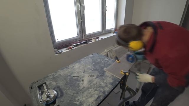 Резка керамогранита без пыли. Обзор отличного алмазного круга для болгарки Hilberg HM-402.