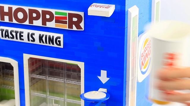 Burger King WHOPPER Meal Custom LEGO Machine | French Fries & Coca Cola