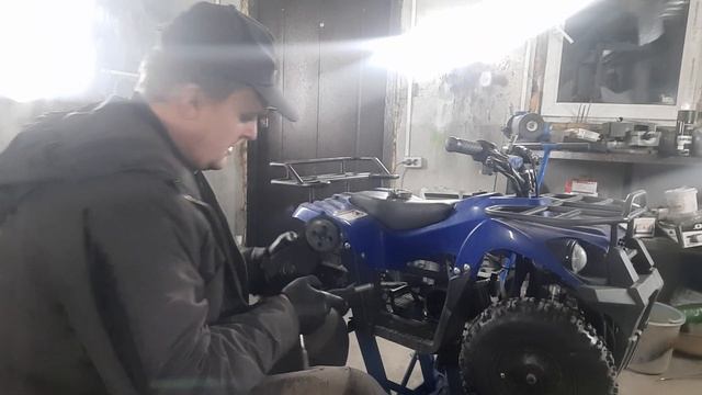 замена сцепления на квадроцикле часть 1