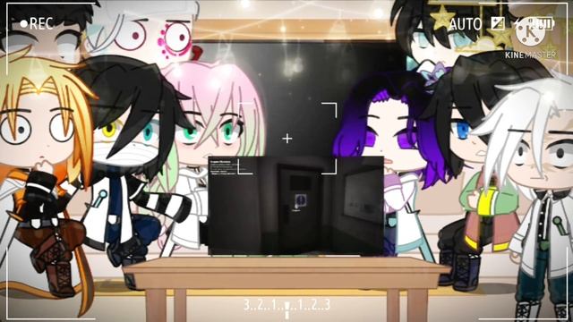 [Реакция столпов на "Гоняюсь от лысого"]  ||Gacha Club|| (Kny AY)