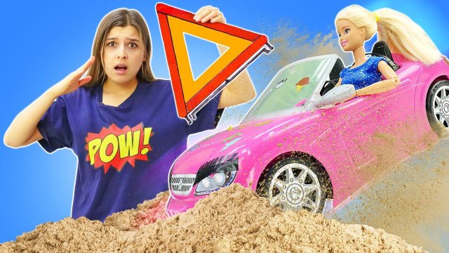 Ох уж эти куклы — классные видео про Барби для девочек. Кукла Штеффи устраивает преграды на дороге!
