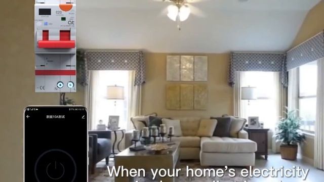Smart Wifi circuit breaker smart life of home energy monitor and ground-fault circuit interrupter