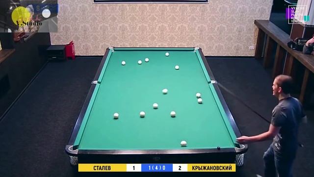 Техника удара Сталева. Бильярд.