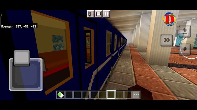 Первая линия метро Нижнего Новгорода в майнкрафт SUBWAY IN MINECRAFT Minecraft Builds: Metro Statio