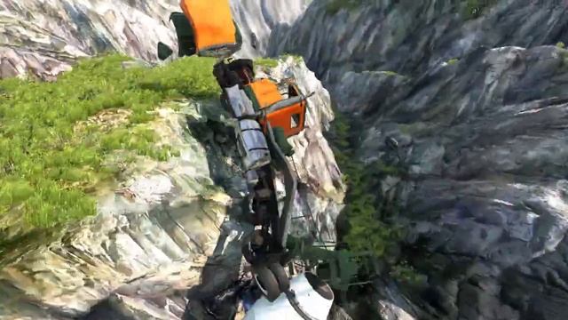 Автомобильные аварии BeamNG Drive Jumping — Car VS Hill