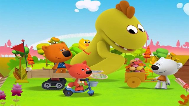 Мишки Ми-ми-мишки - Цыпа и Динозавры. Развивающие игры для Детей - Детский уголок Kids'Corner