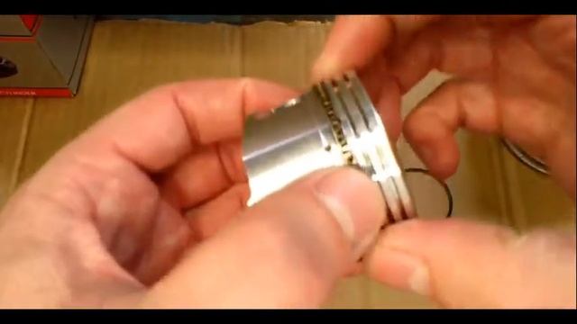 Как установить поршневые кольца на китайском скутере 4Т 139QMB