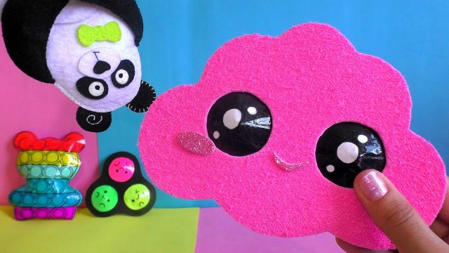 Как сделать POP IT антистресс пушистое облако своими руками Самодельный поп ит из бумаги Мэджик бокс