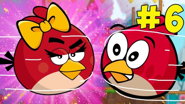 Злые птички Angry Birds 6 серия  Angry birds 2 clan battle