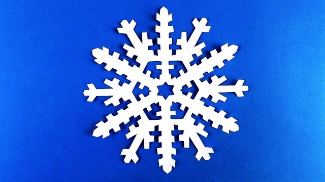 Как сделать снежинку из бумаги своими руками. Снежинка из бумаги
