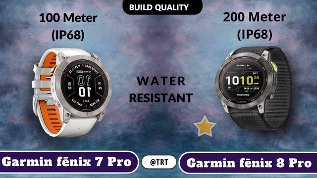Garmin fenix 7 Pro vs fenix 8 Pro