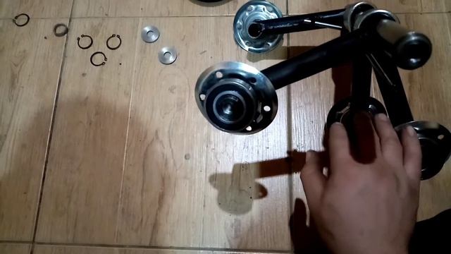 Самодельные каретки для мотособаки (подвеска)!