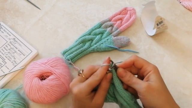 Как связать Варежки с анатомическим пальцем Варежка спицами