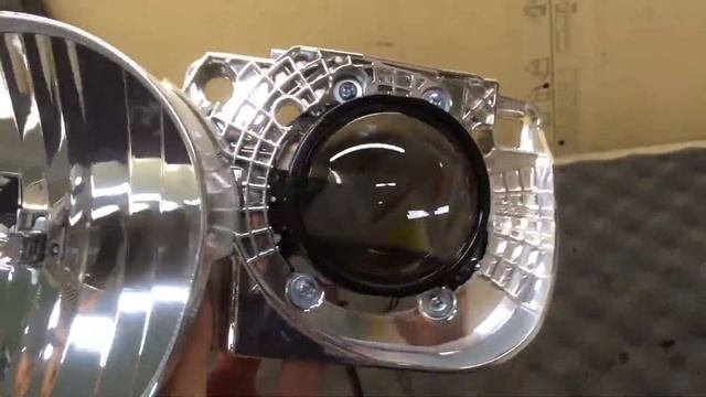 Nissan X-Trail T31 рестайлинг - замена линз диодные линзы Expression