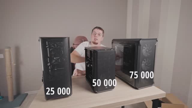 СОБИРАЕМ ПК ЗА 25, 50, 75 тысяч рублей для игр.