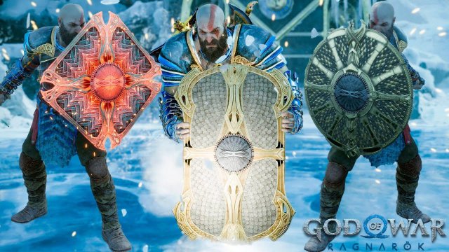 «ВСЕ ЩИТЫ И УЛУЧШЕНИЯ» ️ God of War: Ragnarok  [4K] Бог войны: Рагнарёк