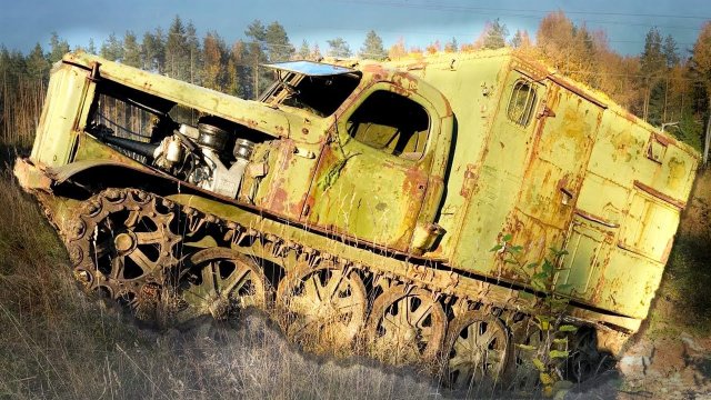 Тест драйв АТ-Л после оживления  Улетели с дороги