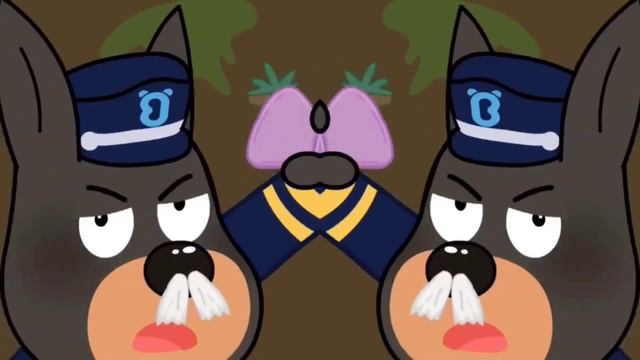 Detective Sheriff Labrador | Reversed Video | Sheriff Papillon VS Officer Doberman