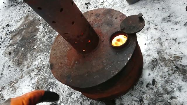 Обзор моей печки на отработке и собрали автономную печку с вебасто!