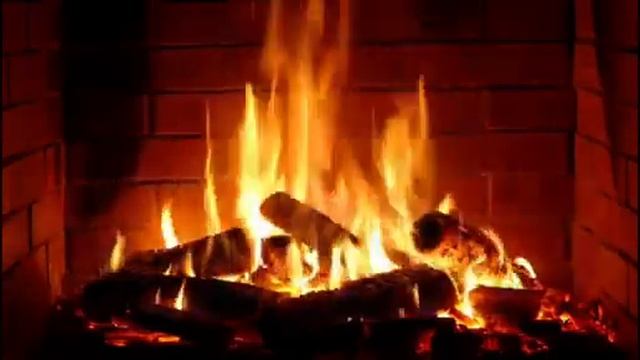 Звук горящего камина