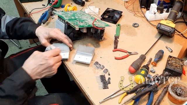 Замена IGBT-транзистора на инверторе Ресанта САИ 250А