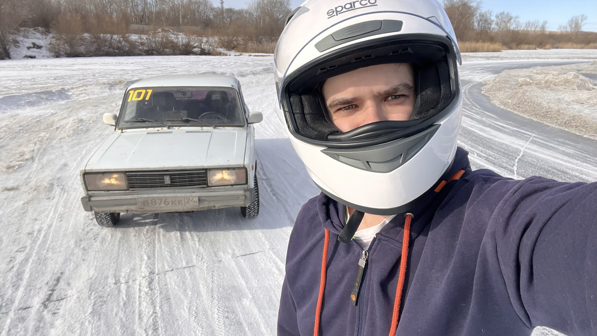 Мой первый ВЛОГ. Зимний дрифт на ЖИГЕ.