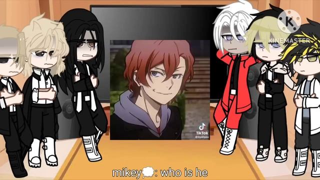 Tokyo Revengers react to takemichi as Dazai||TokyoRev||Bungou Stray Dogs||TakeFuyu