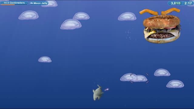 ГИГАНТСКАЯ АКУЛА ЕСТ ПЛАНЕТУ  в игре Съедобная планета tasty planet forever.