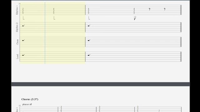 Dream Theater - These Walls Guitar Tab