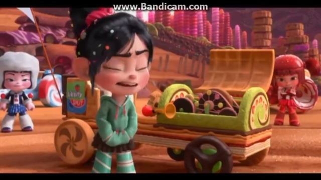 Wreck-It Ralph Racers destroy Vanellope's Kart