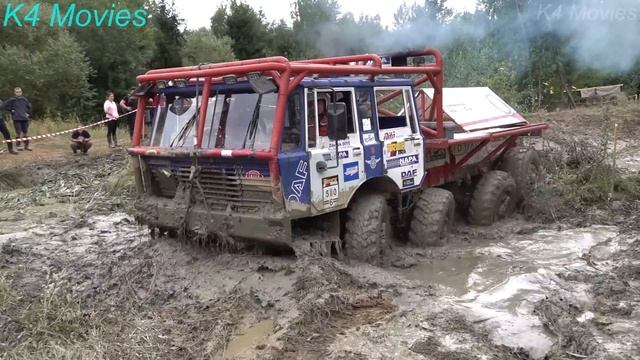 8x8 Off road Truck trial, heavy truck vehicles in action @ Jihlava 2020