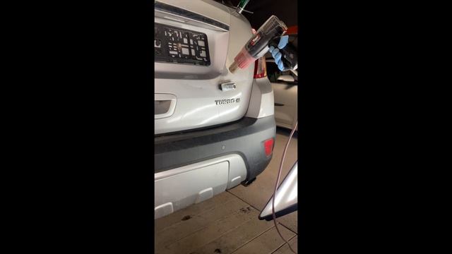 Быстро удалил вмятину (ДО / ПОСЛЕ) Холодным клеем и молотком PDR