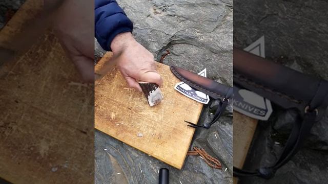 Якутский нож. Мастер Данилов Яков Павлович. Кузница Khatan Knives. Сталь кованная Х12МФ