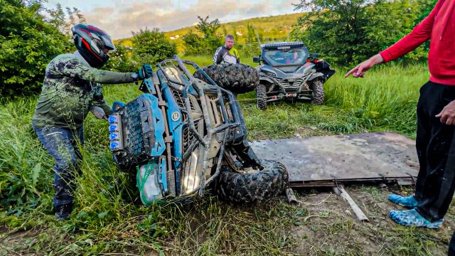 Опять перевернули квадроцикл CFMOTO. Путешествие по Абрау-Дюрсо на квадроциклах CFMOTO, BRP.