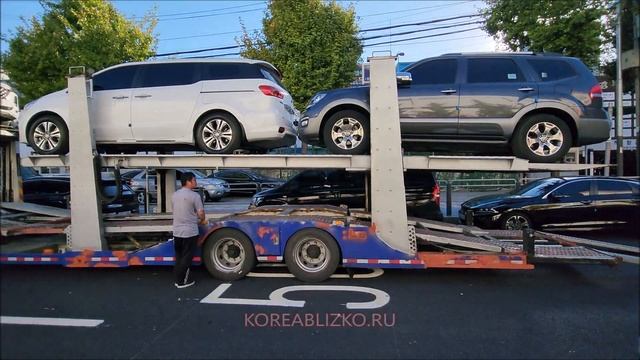 Отправлены на автовозе в порт очередные автомобили клиентов Корея Близко.