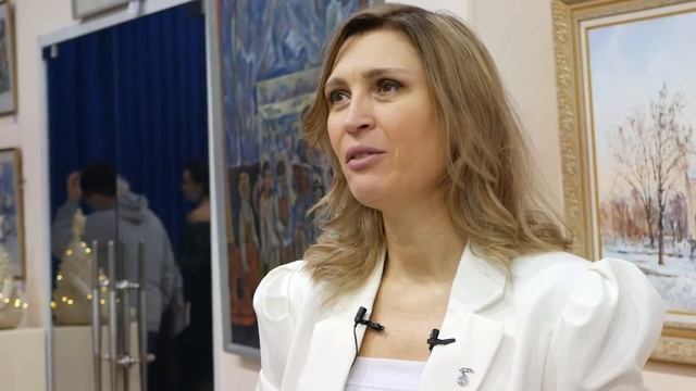 Екатерина Калиниченко об открытии выставки в художественном музее Арт-Донбасс.mp4