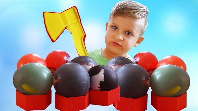 SPIDERMAN Surprise toys OPENING Funny Inflatable Superheroes Toys Kids Video