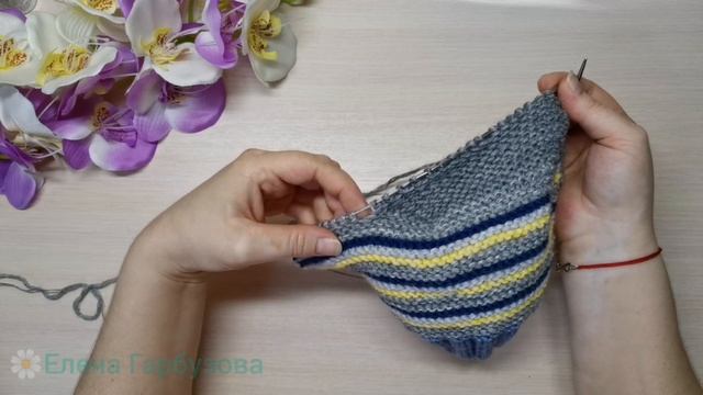 "Шапка-Шлем" Детская?С Расчётами?Подробный МК