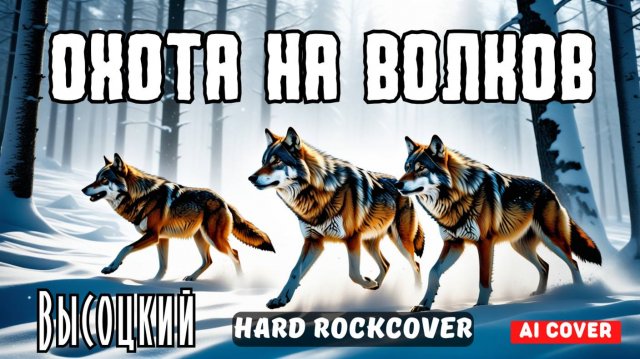 Охота на волков (Высоцкий) (Ai cover) - Hard Rock Cover