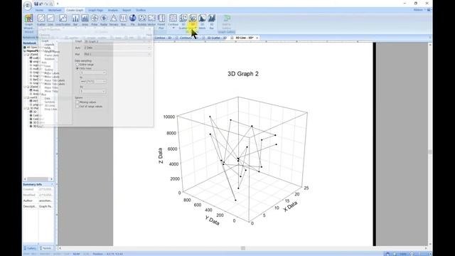 3D Line Plot in SigmaPlot